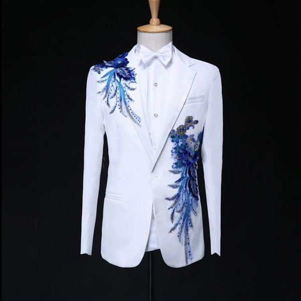 mariage groom sequins suit mens wedding suits for men blazer boys prom fashion slim masculino latest coat pant designs men's 205m, White;black
mariage groom sequins suit mens wedding suits for men blazer boys prom fashion slim masculino latest coat pant designs men's 205m, White;black