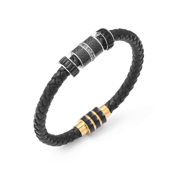classic design stainless steel beads charm bracelet handmade woven leather bracelets jewelry for gift, Golden;silver
classic design stainless steel beads charm bracelet handmade woven leather bracelets jewelry for gift, Golden;silver