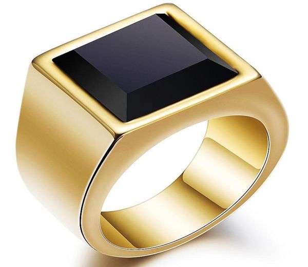 mens black onyx ring stainless steel square agate signet rings for men pinky thumb band dad father jewelry gift anillos de hombre4416507, Golden;silver
mens black onyx ring stainless steel square agate signet rings for men pinky thumb band dad father jewelry gift anillos de hombre4416507, Golden;silver