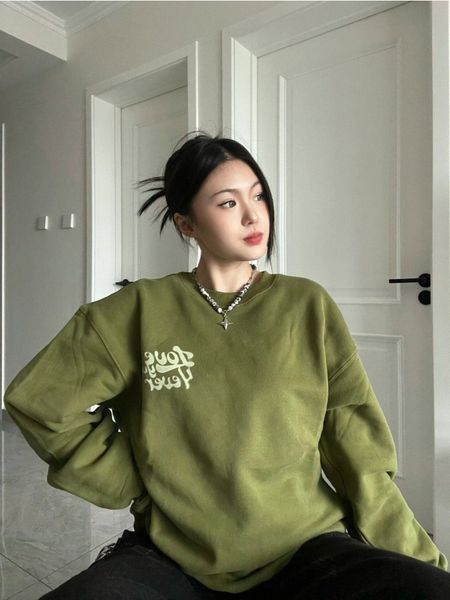 womens hoodies sweatshirts houzhou y2k harajuku green crewneck women vintage korean style graphic long sleeve oversize hippie 230810, Black
womens hoodies sweatshirts houzhou y2k harajuku green crewneck women vintage korean style graphic long sleeve oversize hippie 230810, Black