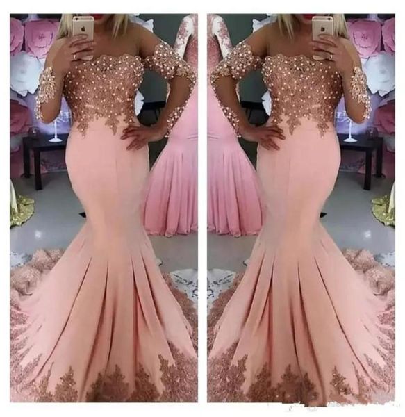 new formal middle east evening dress long sleeve lace applique pearl mermaid party prom8201433, Black;red
new formal middle east evening dress long sleeve lace applique pearl mermaid party prom8201433, Black;red