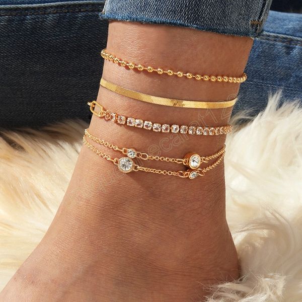 bohemia fine chain anklet for women crystal zircon bead gold color luxurious anklets set fashion jewelry gift, Red;blue
bohemia fine chain anklet for women crystal zircon bead gold color luxurious anklets set fashion jewelry gift, Red;blue