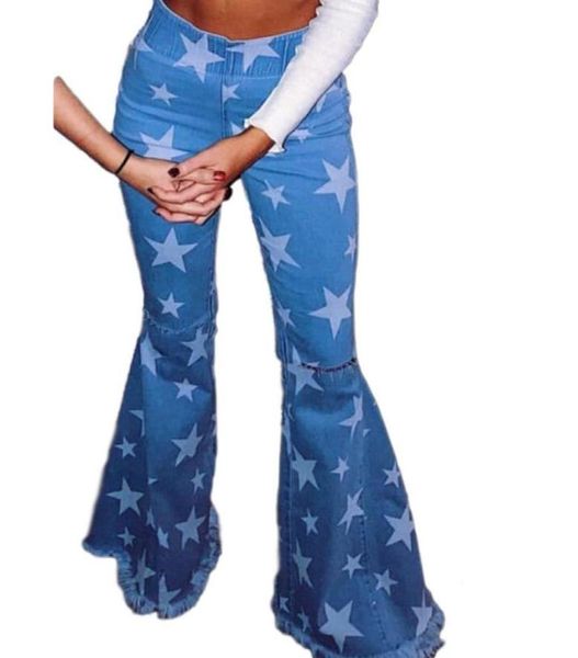 woman fashion skinny star jeans shape printed with tassel stretchy denim jeans high street bell bottoms vintage flare pants841823248, Blue
woman fashion skinny star jeans shape printed with tassel stretchy denim jeans high street bell bottoms vintage flare pants841823248, Blue