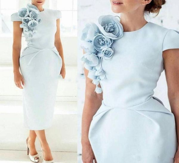 new elegant formal evening dresses with hand made flower pageant capped short sleeve tealength sheath prom party cocktail gown6952653, Black
new elegant formal evening dresses with hand made flower pageant capped short sleeve tealength sheath prom party cocktail gown6952653, Black