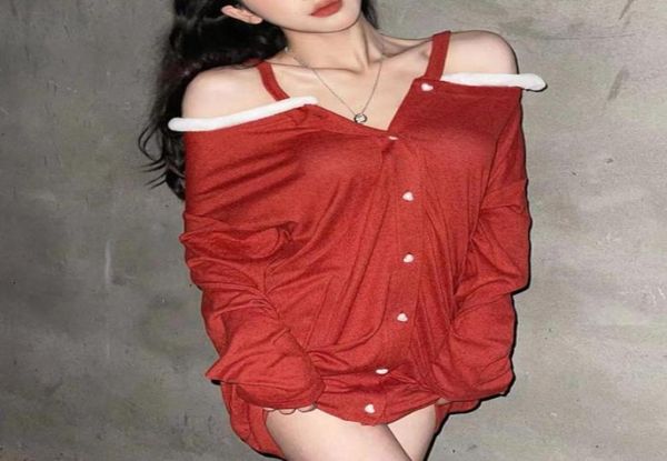 fashion women christmas sweater long sleeve halter coats youth girl bar party loose cardigan female casual offshoulder jacke14081773, White
fashion women christmas sweater long sleeve halter coats youth girl bar party loose cardigan female casual offshoulder jacke14081773, White