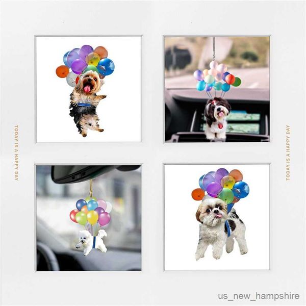 interior decorations cute dog keychain with colorful balloon hanging ornament gift puppy car pendant r230811
interior decorations cute dog keychain with colorful balloon hanging ornament gift puppy car pendant r230811
