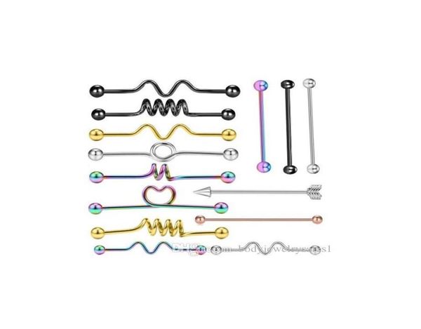 14g 38mm stainless steel industrial barbell earrings for women men cartilage helix tragus bar ear piercing body jewelry e15n64253188, Silver
14g 38mm stainless steel industrial barbell earrings for women men cartilage helix tragus bar ear piercing body jewelry e15n64253188, Silver
