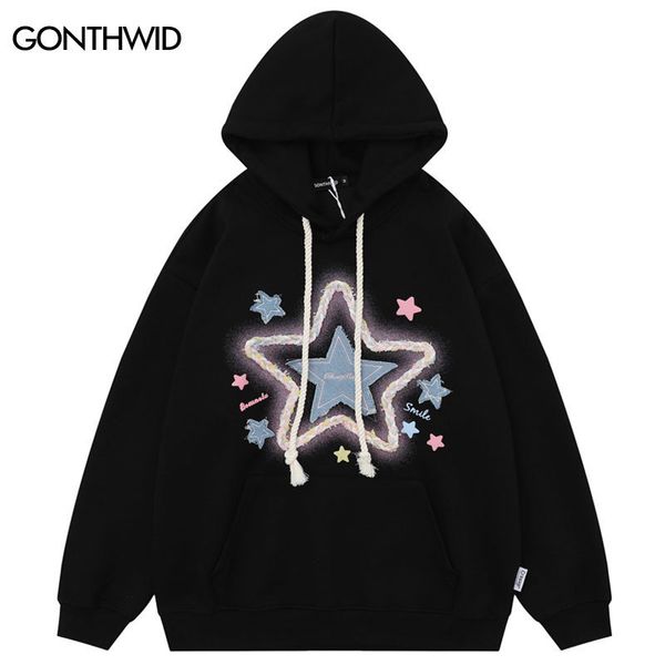 mens hoodies sweatshirts men harajuku hoodie y2k hip hop embroidery star patch punk hooded sweatshirt streetwear fashion casual loose pullov, Black
mens hoodies sweatshirts men harajuku hoodie y2k hip hop embroidery star patch punk hooded sweatshirt streetwear fashion casual loose pullov, Black