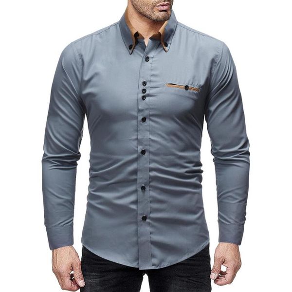 men's shirts 2020 spring new fashion brand fit solid color shirt male long sleeves casual shirt camisa masculina size xxl249d, White;black
men's shirts 2020 spring new fashion brand fit solid color shirt male long sleeves casual shirt camisa masculina size xxl249d, White;black
