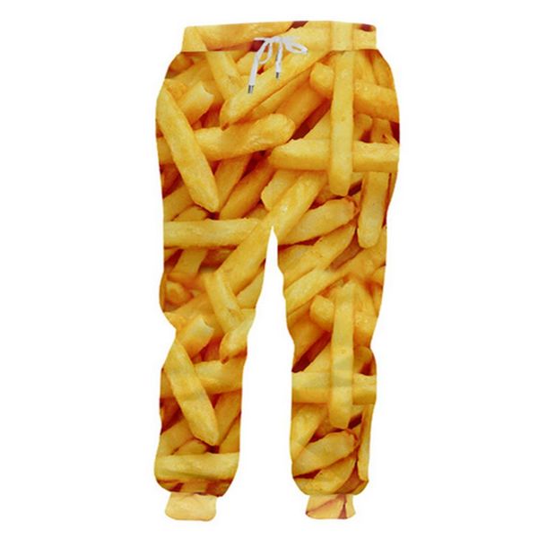 whole--3d fashion pants men women french fries print brand joggers pants slim fit full length trousers dropship r233p, Black
whole--3d fashion pants men women french fries print brand joggers pants slim fit full length trousers dropship r233p, Black