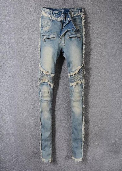 2021 blmain jeans men039s luxury designers denim jeans holes trousers biker pants 88188502820, Blue
2021 blmain jeans men039s luxury designers denim jeans holes trousers biker pants 88188502820, Blue