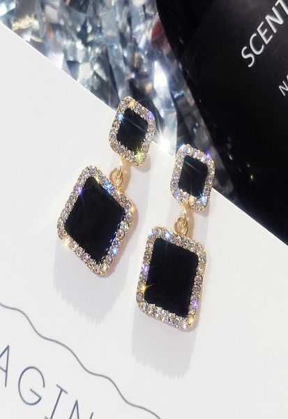 black square geometric dangle drop earrings for women crystal rhinestone statement wedding earring party stud jewelry9476448, Silver
black square geometric dangle drop earrings for women crystal rhinestone statement wedding earring party stud jewelry9476448, Silver