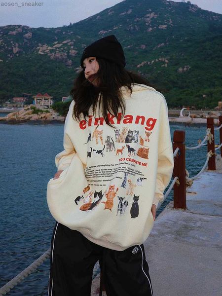 selling cat and dog gray hoodies y2k sweatshirt for men women autumn oversize trendy couple loose long sleeve, Black
selling cat and dog gray hoodies y2k sweatshirt for men women autumn oversize trendy couple loose long sleeve, Black