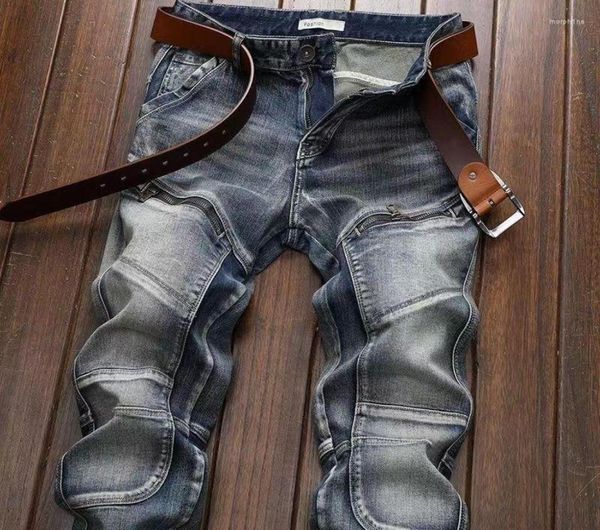 men039s jeans spring autumn wash denim korean style blue designer cowboy cycling motorcycle splice vintage cargo strech pant je2086090
men039s jeans spring autumn wash denim korean style blue designer cowboy cycling motorcycle splice vintage cargo strech pant je2086090
