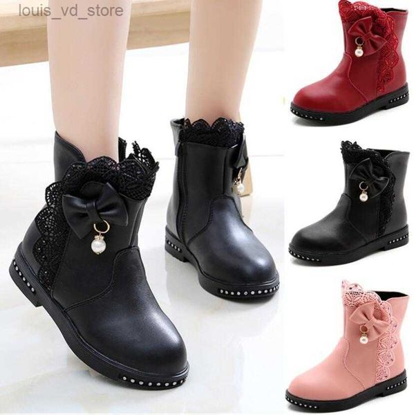 children winter boots for girls rhinestone bowtie flower fashion plush boots princess flats dress shoes warm girls snow boots t230811, Black;grey
children winter boots for girls rhinestone bowtie flower fashion plush boots princess flats dress shoes warm girls snow boots t230811, Black;grey
