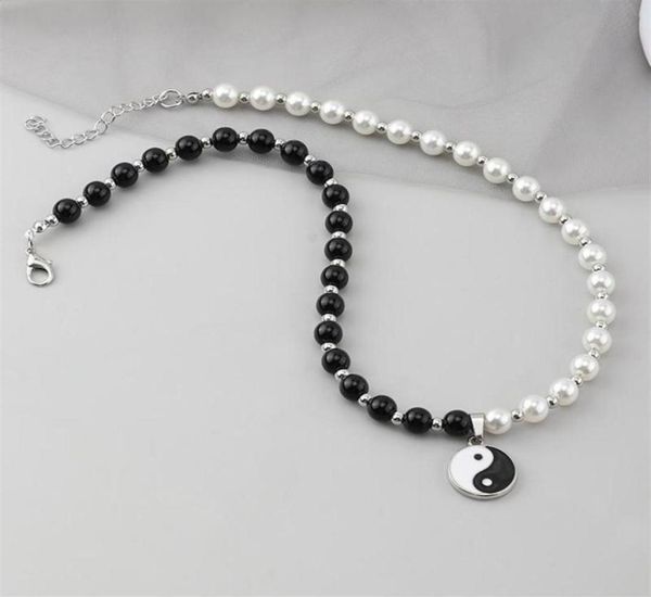 chokers round pearl beads yin yang taichi pendant stainless steel chain necklace couple jewelry women mens242f89734444817729, Golden;silver
chokers round pearl beads yin yang taichi pendant stainless steel chain necklace couple jewelry women mens242f89734444817729, Golden;silver