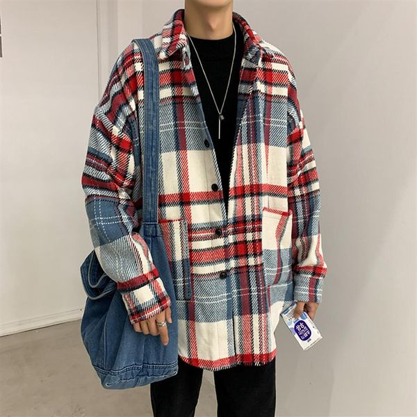 flannel shirt men long sleeve winter casual korean loose fashion vintage mens shirts plaid oversized male and blouses287i, White;black
flannel shirt men long sleeve winter casual korean loose fashion vintage mens shirts plaid oversized male and blouses287i, White;black