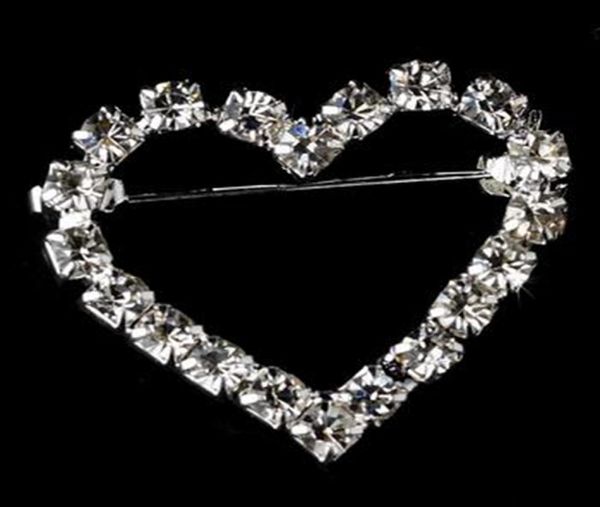 1 inch small size sparkly silver plated clear rhinestone crytsal wedding heart bridesmaid brooch5431143, Gray
1 inch small size sparkly silver plated clear rhinestone crytsal wedding heart bridesmaid brooch5431143, Gray