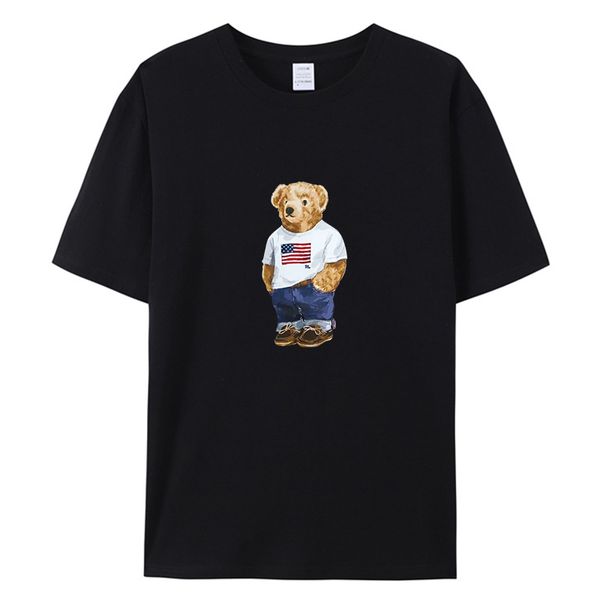 fashion denim teddy bear playing golf men's t-shirts summer cotton sweat t-shirts breathable loose clothes hip hop street short sleeve, White;black
fashion denim teddy bear playing golf men's t-shirts summer cotton sweat t-shirts breathable loose clothes hip hop street short sleeve, White;black