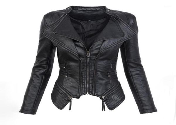 black gothic faux leather pu jacket women winter autumn fashion motorcycle coat punk zipper outerwear plus size fall3108408
black gothic faux leather pu jacket women winter autumn fashion motorcycle coat punk zipper outerwear plus size fall3108408