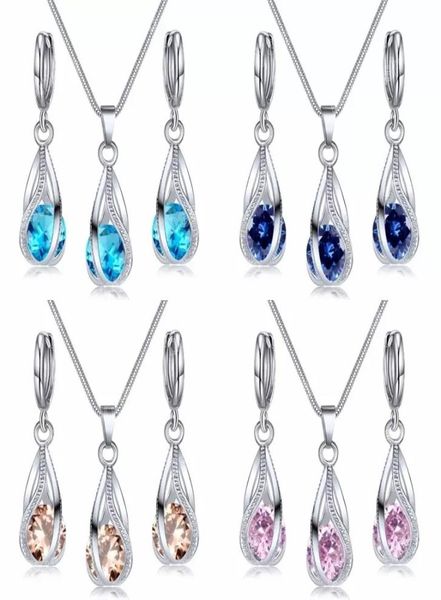 water drop jewelry set for women pendant necklace hoop earrings wedding party8566880, Silver
water drop jewelry set for women pendant necklace hoop earrings wedding party8566880, Silver