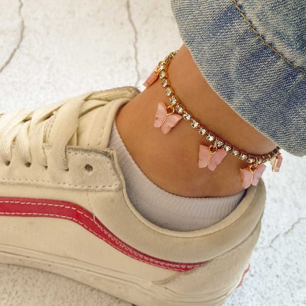 foot fashion independent packaging simple inlaid diamond claw chain butterfly cherry, Red;blue
foot fashion independent packaging simple inlaid diamond claw chain butterfly cherry, Red;blue