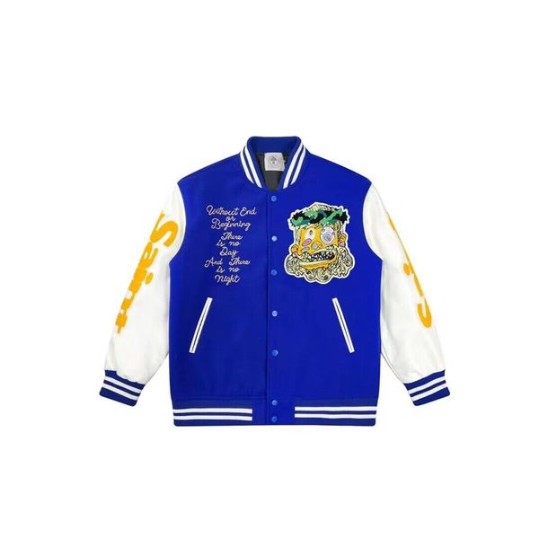 2023 men and women baseball jackets spring summer highstreet outwear saint varsity contrast color leather jacket2861, Black;brown
2023 men and women baseball jackets spring summer highstreet outwear saint varsity contrast color leather jacket2861, Black;brown