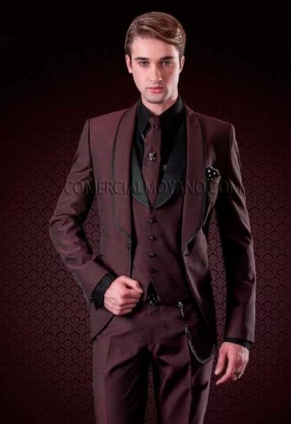 fashion burgundy slim fit groom tuxedos excellent groomsman wedding dress men formal business prom party suitjacketpantstieves3309233, Black;gray 
fashion burgundy slim fit groom tuxedos excellent groomsman wedding dress men formal business prom party suitjacketpantstieves3309233, Black;gray