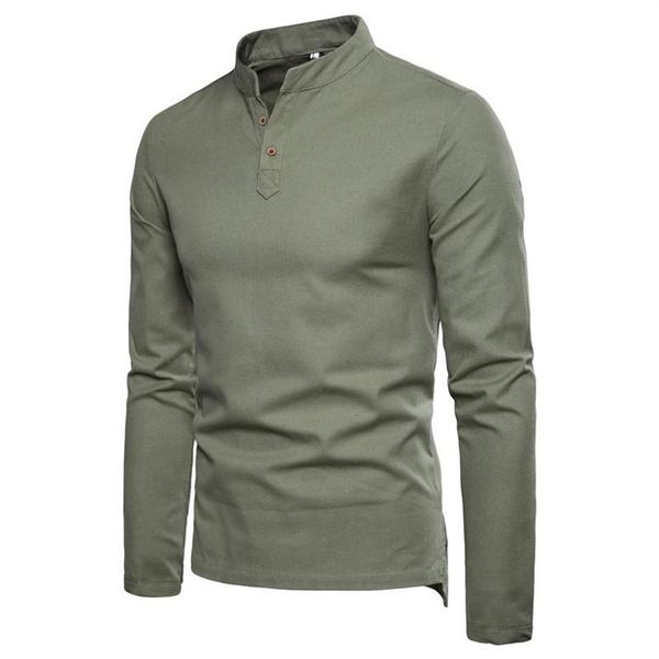 long sleeve t shirt slim linen cotton shirts men fashion trend t-shirts button mandarin collar young tees plus size for male241y, White;black
long sleeve t shirt slim linen cotton shirts men fashion trend t-shirts button mandarin collar young tees plus size for male241y, White;black