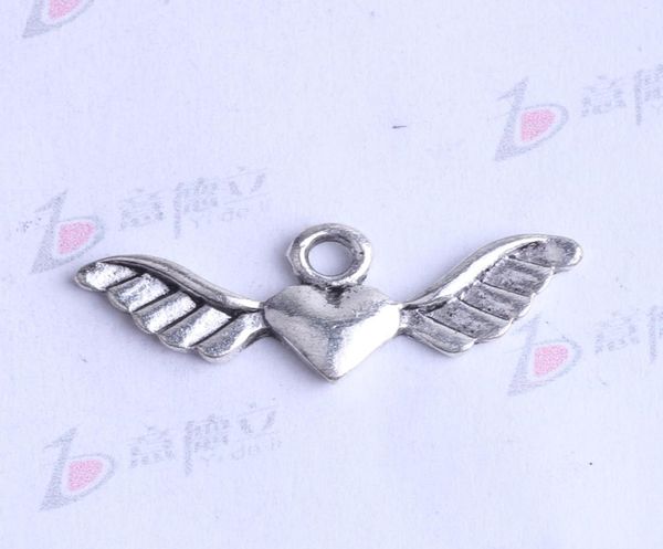 285114mm vintage wings flying heart charms antique silverbronze pendant fit bracelets necklace diy 200pcslot 25222352675, Bronze;silver
285114mm vintage wings flying heart charms antique silverbronze pendant fit bracelets necklace diy 200pcslot 25222352675, Bronze;silver