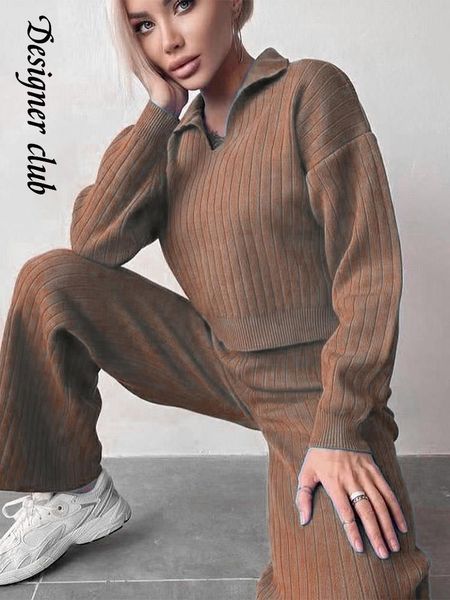 womens two piece pants women casual solid 2 pieces knitted set chic polo neck long sleeve sweater wide leg suit autumn lady elegant knitwear, White
womens two piece pants women casual solid 2 pieces knitted set chic polo neck long sleeve sweater wide leg suit autumn lady elegant knitwear, White