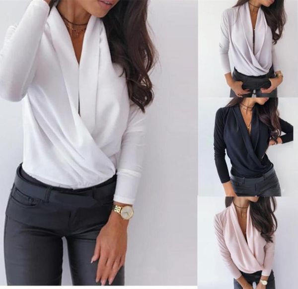 womens ruched blouse shirts autumn solid long sleeve pullover elegant casual slim basic shirts drop3074544, White
womens ruched blouse shirts autumn solid long sleeve pullover elegant casual slim basic shirts drop3074544, White