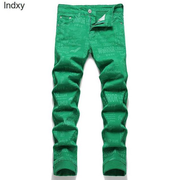 slim fit stretch men's letter print green jeans summer street pants autumn casual cotton denim trousers pantalones de hombre, Blue
slim fit stretch men's letter print green jeans summer street pants autumn casual cotton denim trousers pantalones de hombre, Blue