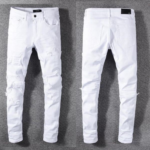 mens jeans slim-leg designer luxurys fashion straight am2 fit arrival biker blue jean pants distressed water diamond zebra stripes2526
mens jeans slim-leg designer luxurys fashion straight am2 fit arrival biker blue jean pants distressed water diamond zebra stripes2526