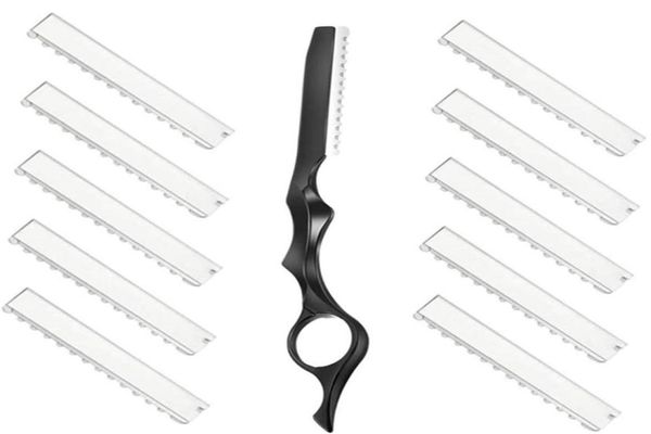 1 pcs hair styling razor and 10pcs replacement stainless steel razors blades for salon home use9706871
1 pcs hair styling razor and 10pcs replacement stainless steel razors blades for salon home use9706871
