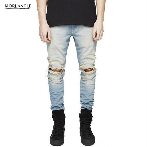 whole- fashion hi-street mens ripped jeans joggers knee hole streetwear distressed slim fit denim pants washed designer trouse240n, Blue
whole- fashion hi-street mens ripped jeans joggers knee hole streetwear distressed slim fit denim pants washed designer trouse240n, Blue