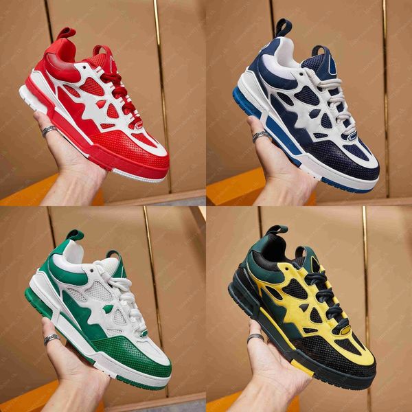 designer skate sneakers platform training shoes outdoor genuine leather multicolor lace up casual shoes stitching vintage trainer
designer skate sneakers platform training shoes outdoor genuine leather multicolor lace up casual shoes stitching vintage trainer