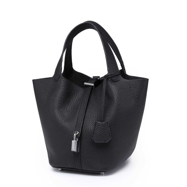 aherbag luxury picotin lock bag family's h new vegetable basket bag portable bucket female litchi pattern handmade wax line togo leathe
aherbag luxury picotin lock bag family's h new vegetable basket bag portable bucket female litchi pattern handmade wax line togo leathe