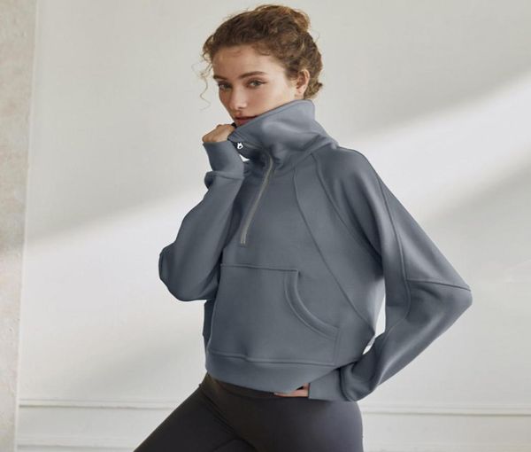 ll women autumn hoodies sweatshirt yoga suit jacket ladies sport gym coat half zipper pullover stand collar short style with fleec1830287
ll women autumn hoodies sweatshirt yoga suit jacket ladies sport gym coat half zipper pullover stand collar short style with fleec1830287