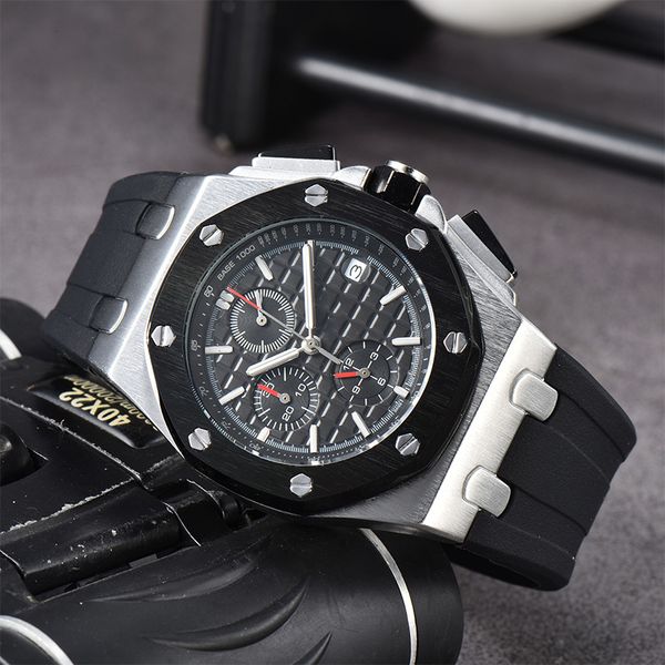 2023 new black rubber quartz fashion men's clock watch automatic dating men's clothing designer watches wholesale men's gift, Slivery;brown
2023 new black rubber quartz fashion men's clock watch automatic dating men's clothing designer watches wholesale men's gift, Slivery;brown