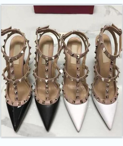 brand women pumps wedding shoes high heels rivets sandals 6cm 8cm 10cm fashion ankle straps bridal shoe 3444 with dust bag3866197, Black
brand women pumps wedding shoes high heels rivets sandals 6cm 8cm 10cm fashion ankle straps bridal shoe 3444 with dust bag3866197, Black