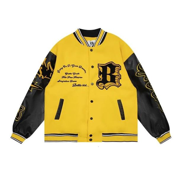 mens jackets gmiixder american retro flame bomber jacket punk letter embroidery baseball uniform men women gothic chic street lovers 230810, Black;brown
mens jackets gmiixder american retro flame bomber jacket punk letter embroidery baseball uniform men women gothic chic street lovers 230810, Black;brown