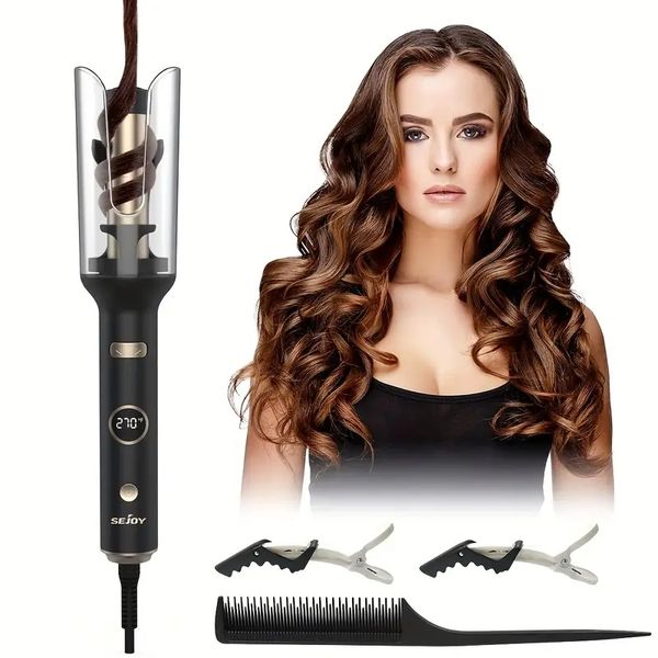 ceramic automatic hair curler with adjustable temperature for long hair - 270°f-410°f - effortlessly create perfect curls and waves
ceramic automatic hair curler with adjustable temperature for long hair - 270°f-410°f - effortlessly create perfect curls and waves