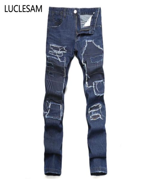 mens straight patchwork jeans summer fashion men denim pants casual slim fit skinny embroidery trousers designer jeans for men9604660, Blue
mens straight patchwork jeans summer fashion men denim pants casual slim fit skinny embroidery trousers designer jeans for men9604660, Blue