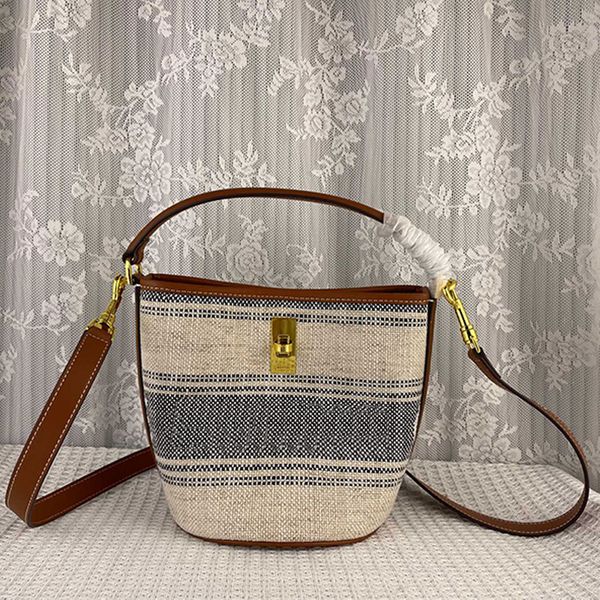 mini striped bucket bag women crossbody bag shoulder handbag fabric cow leather tote bags composite bag flat pouch walletclutch wallet gold
mini striped bucket bag women crossbody bag shoulder handbag fabric cow leather tote bags composite bag flat pouch walletclutch wallet gold