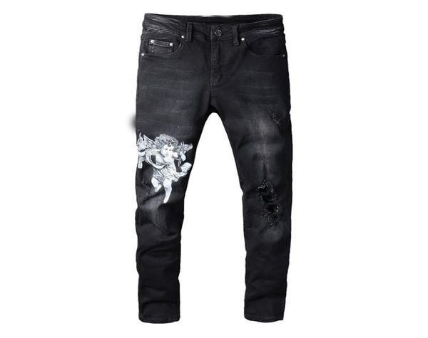 22ss jeans men slim fit angel printed hole black men039s denim pants jean hip hop trousers big size 28406621497, Blue
22ss jeans men slim fit angel printed hole black men039s denim pants jean hip hop trousers big size 28406621497, Blue