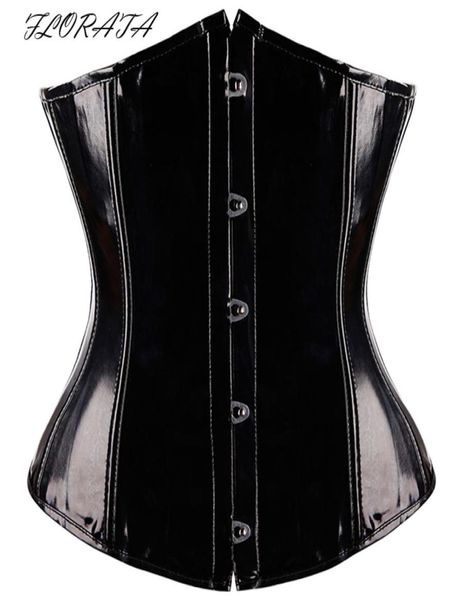 gothic fetish black underbust corset pvc vinyl bustier laceup punk s2xl body shaper9181814, Black;white
gothic fetish black underbust corset pvc vinyl bustier laceup punk s2xl body shaper9181814, Black;white