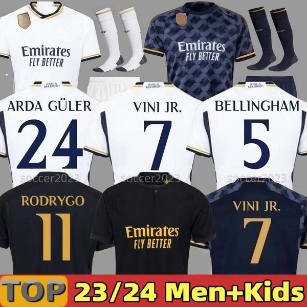 men kids 2023 2024 football kits vini jr modric soccer jerseys 23/24 camiseta de futbol kroos bellingham camavinga valverde rodrygo alaba ki, Black;yellow
men kids 2023 2024 football kits vini jr modric soccer jerseys 23/24 camiseta de futbol kroos bellingham camavinga valverde rodrygo alaba ki, Black;yellow