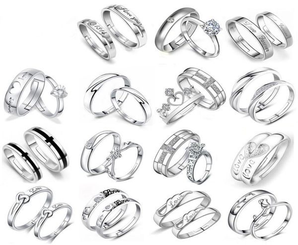 fashion 30 pairs different design 925 silver lovers zircon opening adjustable ring jewelry for wedding engaged couple ring wholesa5124382, Slivery;golden
fashion 30 pairs different design 925 silver lovers zircon opening adjustable ring jewelry for wedding engaged couple ring wholesa5124382, Slivery;golden