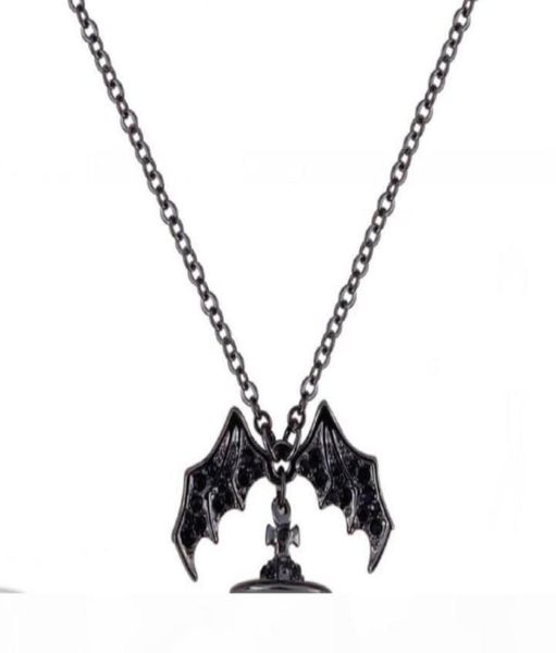 queen mother demon evil titanium black wings diamond saturn necklace super cool punk bat6380118, Silver
queen mother demon evil titanium black wings diamond saturn necklace super cool punk bat6380118, Silver